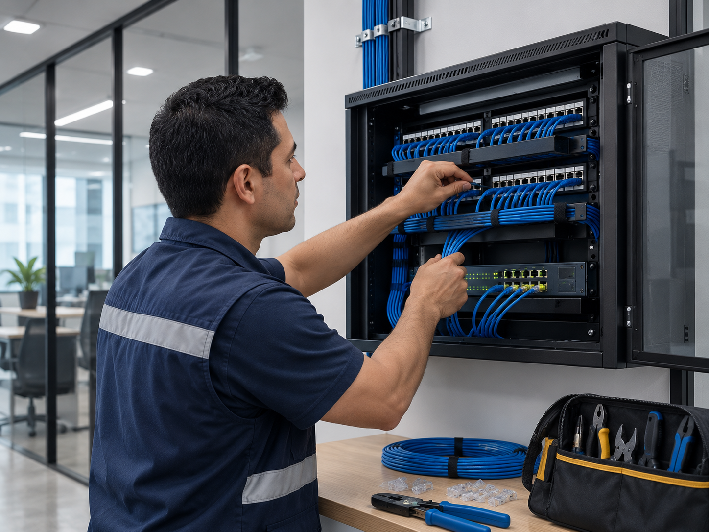 Conexiones organizadas para sistemas tecnológicos